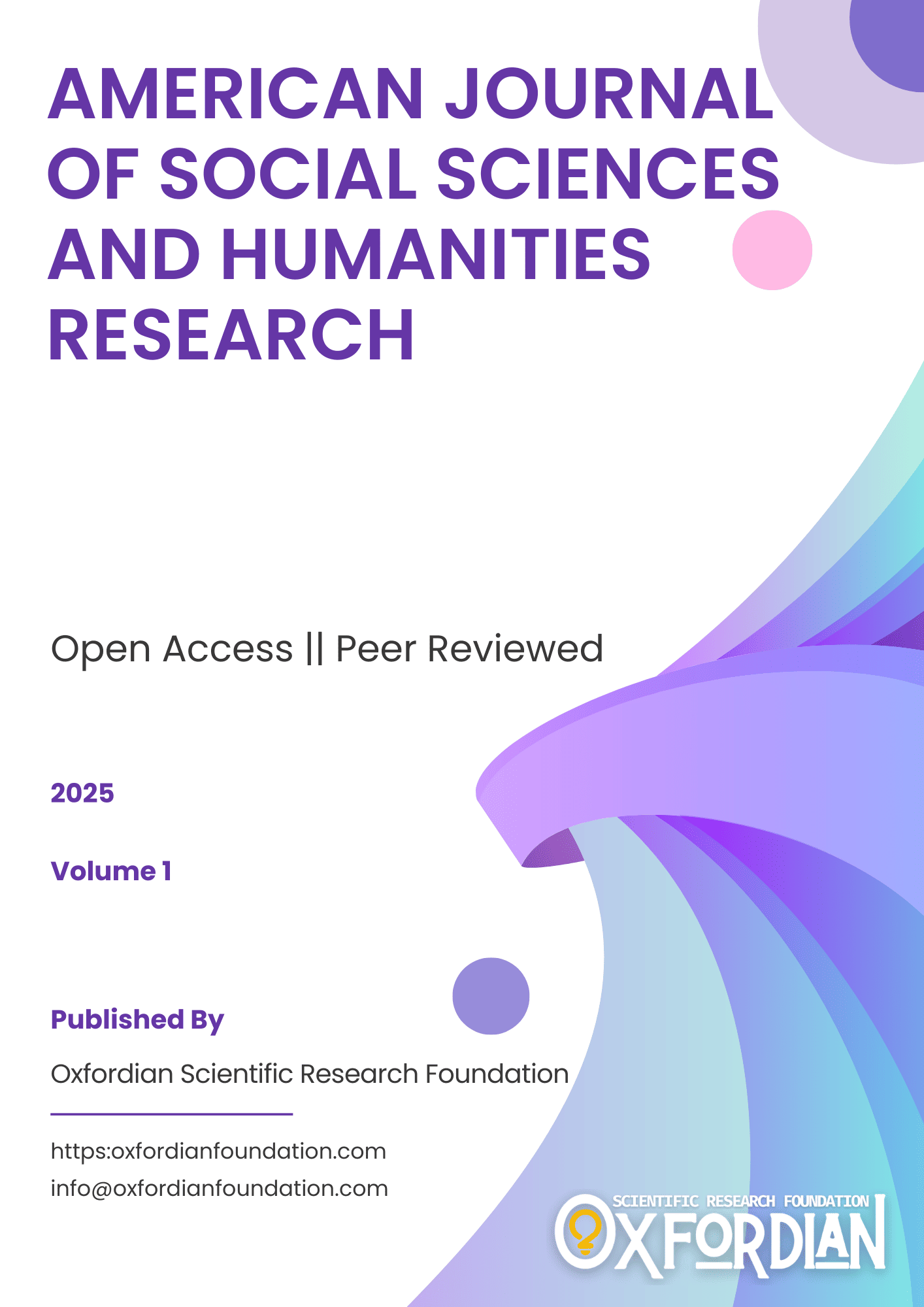 American Journal of Social Sciences and Humanities Research